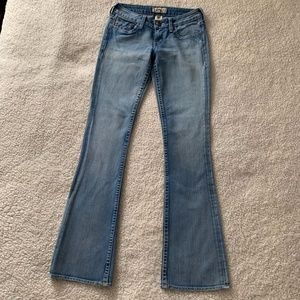 PRVCY "Santa Monica" style boot-cut jeans size 26 NWOT